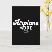 Carte Mode Avion Activé Vacances D'été Drôle (Fleur jaune)