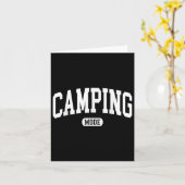 Carte Mode Camping Camping Vacances d'été Vacances d'été (Fleur jaune)