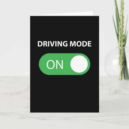 Carte Mode Conduite Activé Conducteur de 16 Ans (Devant)
