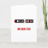 Carte MODE FOCUS Anniversaire (Devant)