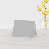 Carte Mode gris clair gris gris tendance couleur 2014 bl (Fleur jaune)