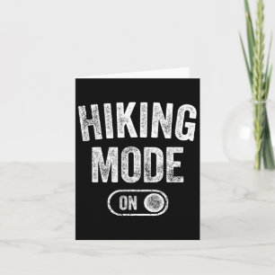 Carte Mode randonnée Sur Funny Hiker Cadeau Nature Lover