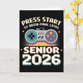 Carte Mode Senior 2026 Joueur Activé Appuyez sur Démarre (Fleur jaune)