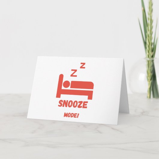 Carte Mode Snooze (Devant)