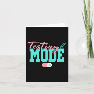 Carte Mode sur le dernier jour de l'école Jour de test E