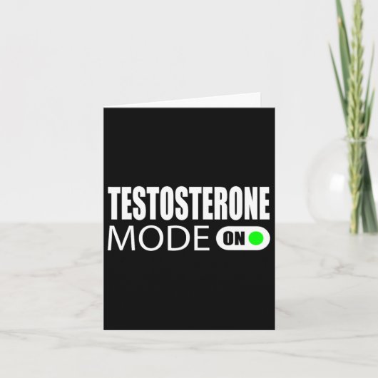 Carte Mode testostérone activé (Devant)