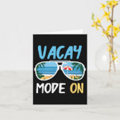 Carte Mode Vacances Drôle Mignon Activé Vacances D'été E (Fleur jaune)