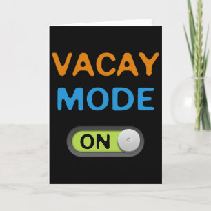 Carte Mode Vacances Sur Plage Palmiers Croisière Ambianc