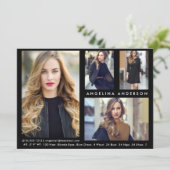 Carte modèle Actor 4 photo Comp - Vitre (Debout devant)