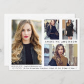 Carte Modèle Actor 4 Photo Comp - What Front (Devant / Derrière)