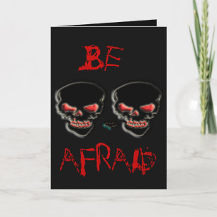 Carte modèle d'anniversaire d'Halloween - personna