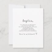 Carte Modèle de la carte de proposition de la cart (Dos)