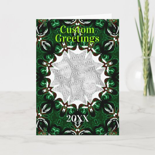 Carte Modèle de saveurs de vacances (Devant)