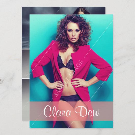 Carte modèle d'élém. (Devant / Derrière)