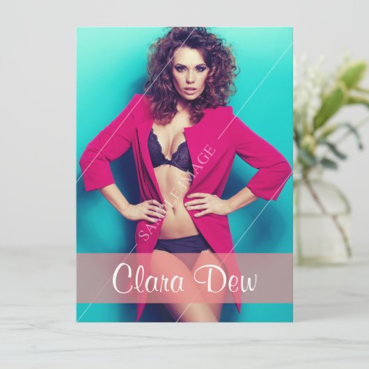 Carte modèle d'élém. (Debout devant)