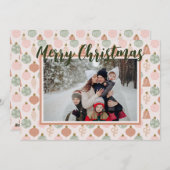 Carte Modèle photo de Boho Rose Sage (Devant / Derrière)