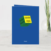 Carte Modèle photo stylisée 50e anniversaire (Dos)