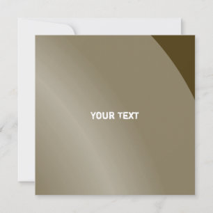 Carte Modérée Brown Monochrome Moderne Ombré Qr Code