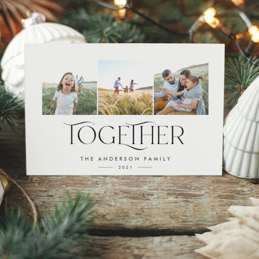 Carte Modern 3 Phoblue simple together typography