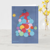 Carte Modern Christmas Tree - KidsArt for CHOC (Fleur jaune)