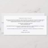 Carte Modern Collage 3 Custom Photos Engagement Couple (Dos)