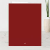 Carte Modern Cute Bear Happy Valentines Day Custom Name  (Dos)