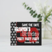 Carte Modern de sauvegarde de date pour 30e annive (Debout devant)