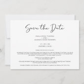 Carte Modern Elegant Mr & Mrs Christmas Couple Wedding (Dos)