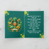 Carte Modern Happy St. Patrick's Day - Irish Blessing (Intérieur)