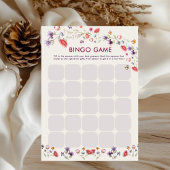 Carte Modern New Chapter Begins Bridal Shower Bingo Game