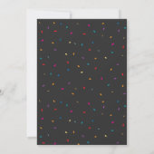 Carte Modern New Year Simple Countdown Confetti (Dos)