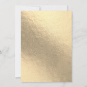 Carte Modern New Year Simple Countdown Gold (Dos)