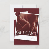 Carte Modern Photo Business Gift Card (Devant)