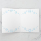 Carte Modern Steampunk Santa and Robot Reindeer Holiday  (Intérieur)