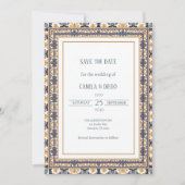 Carte Modern Talavera Heritage Elegant Save the Date (Devant)