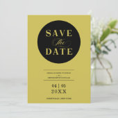 Carte Modern Whimsical Typography Script Custom Photo (Debout devant)