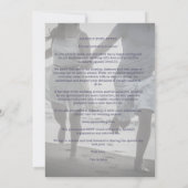 Carte Modern Wildflowers Whimsical Script Custom Photo (Dos)