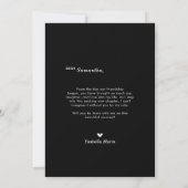 Carte Modern Will You Be My Bridesmaid Photo Card (Dos)