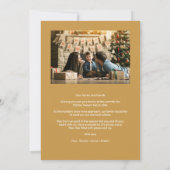 Carte Modern Wreath Heart-Shape Merry Christmas Photo (Dos)