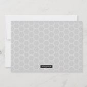 Carte moderne 2 Rosh Hashanah en rouge avec photo (Dos)