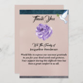 Carte Moderne Ajouter votre photo Merci de célébration d (Devant / Derrière)