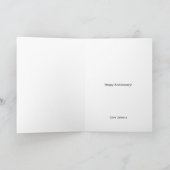Carte Moderne Anniversaire De Photo De Script Élégant Et (Intérieur)