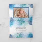 Carte Moderne Blue Watercolor Goparents Proposition (Intérieur)