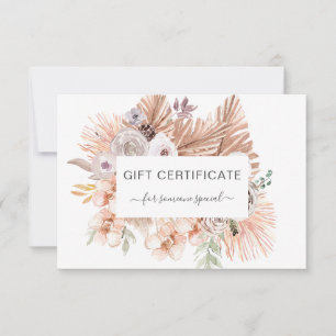 Carte Moderne Boho Tropical Business