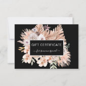 Carte Moderne Boho Tropical Business (Devant)