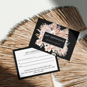 Carte Moderne Boho Tropical Business