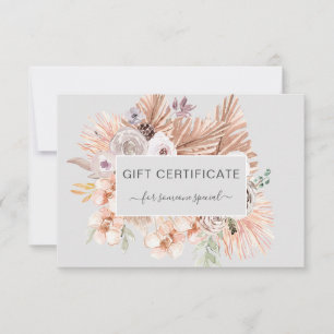 Carte Moderne Boho Tropical Business