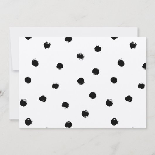 Carte Moderne Chic "À ma mère le jour de mon mariage" (Dos)