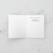 Carte Moderne Classique Mariage à ses vœux (Intérieur)