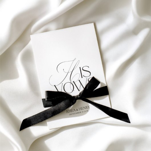 Carte Moderne Classique Mariage à ses vœux